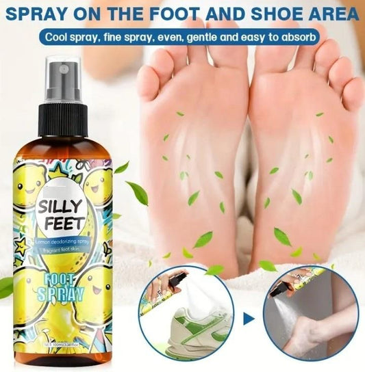 Silly Feet Lemon Foot Spray – 100ml Each (Pack of 2)