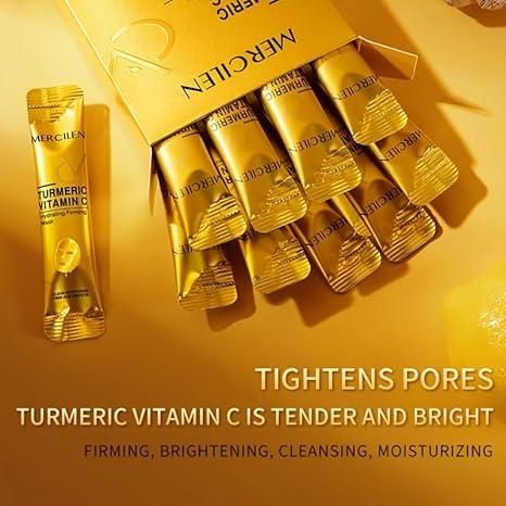 Turmeric Vitamin C Firming Mask – 10 Pc Tube Set