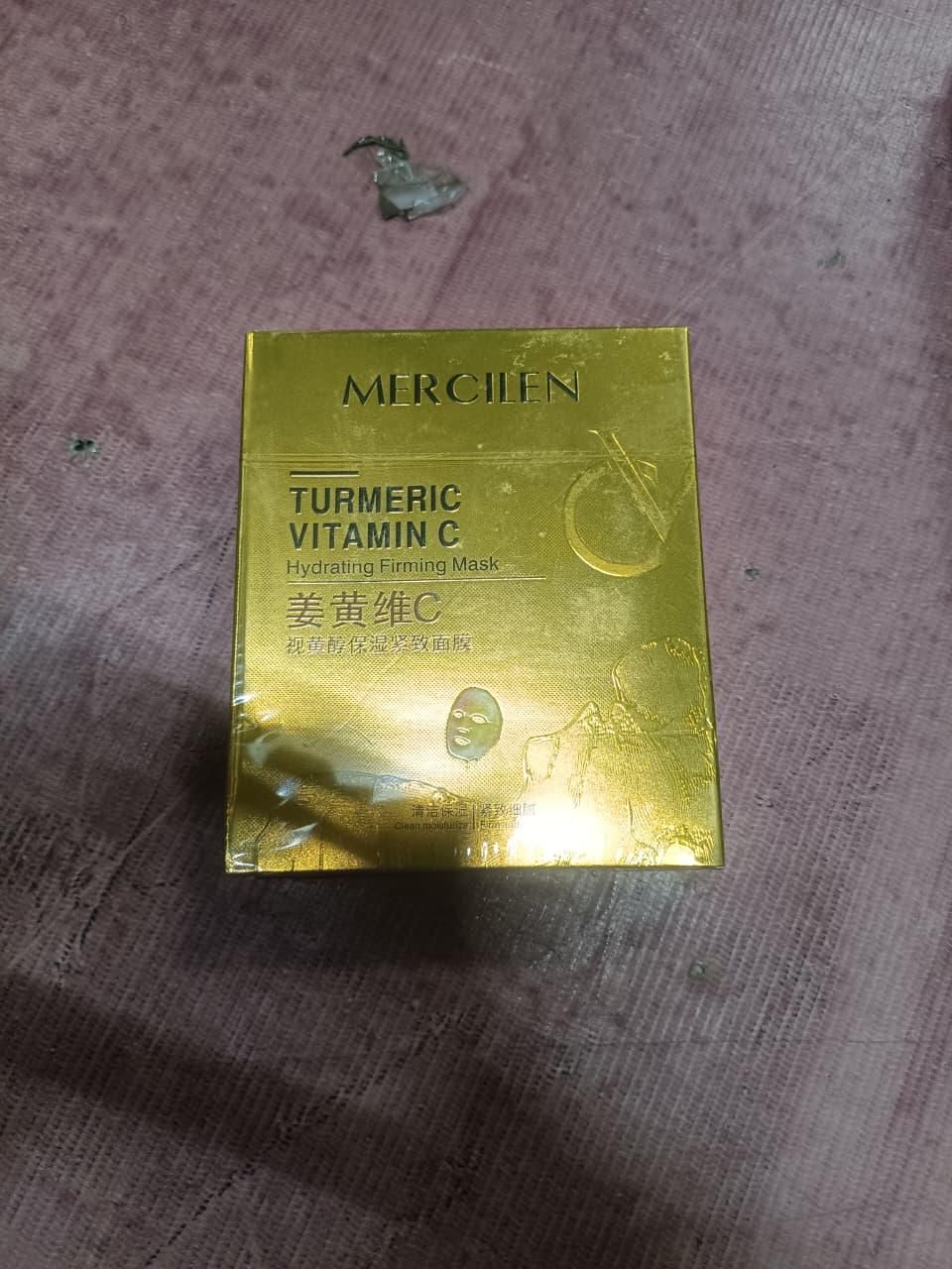 Turmeric Vitamin C Firming Mask – 10 Pc Tube Set